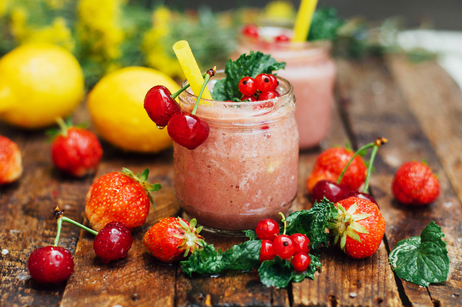 Banana And Strawberry Smoothie